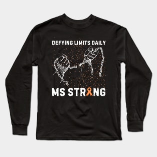 MS Strong: Defying Limits Daily Long Sleeve T-Shirt